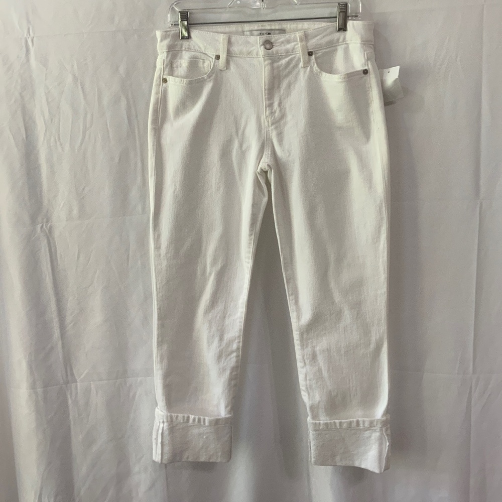 Joe's Jeans White Cuffed Capri Women's 29 NWT